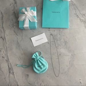 Tiffany & Co Sterling Silver Chain 16" Authentic